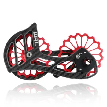 Ceramic Rear Derailleur Pulley Wheel 17T for Shimano 5800/6000/7000/8000 Carbon Fiber Guide Wheel