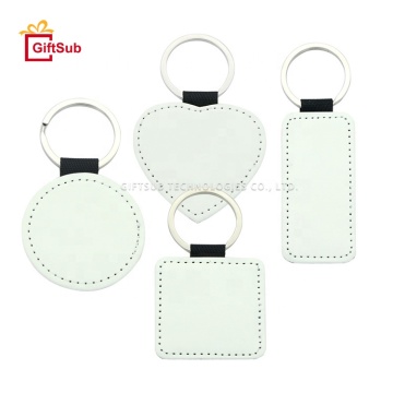 Customizable Promotional Heat Sublimation Blanks: Keychains, Leather Key Rings, and Round Sublimation Key Chains