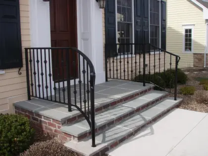 Wrought Iron Outdoor Railings