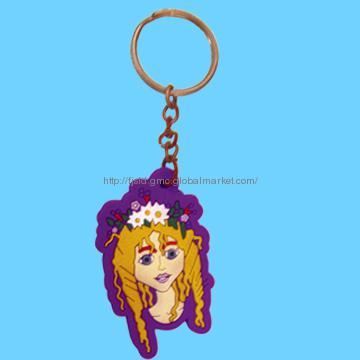 Hot Sale Rubber Keychain