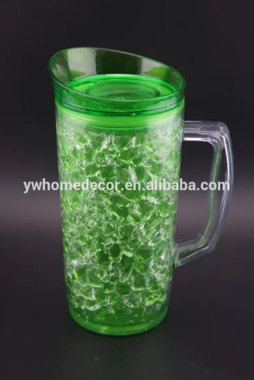 2016 new arrived frosted mug fashionable promotional plastic ice mug