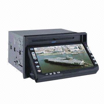 Car DVD Player with Motorized 6.5-inch TFT Touch Screen LCD Panel