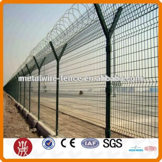 PVC coated airport safety fencing