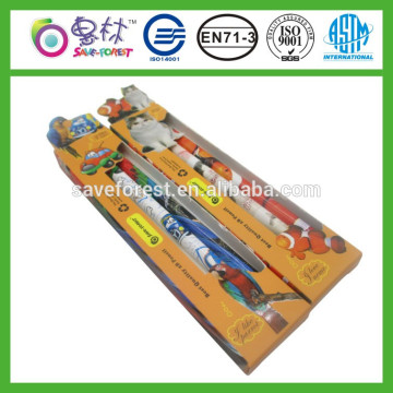 Promotional Custom 2B lead pencil With EN71 ASTM and FSC