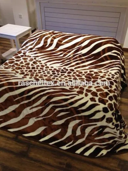 100% Polyester Supersoft animal designs 2Ply 2 side printing mink blanket