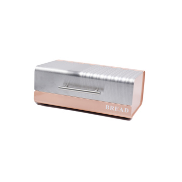 White Color Metal Stainless Steel Bread Box