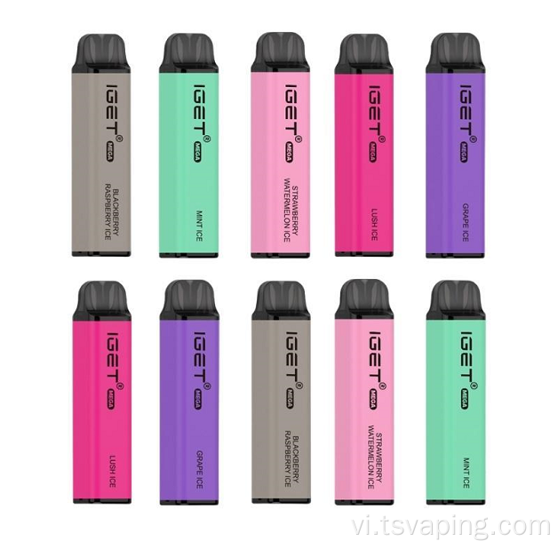 Thuốc lá điện tử dùng một lần iget mega 3000 puffs australia