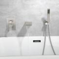 SHAMANDA BRACKED NICKEL Wall Mount Down Faucet Set