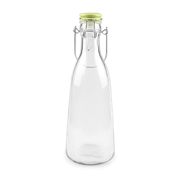 세라믹 스윙 상단 뚜껑이있는 1000ml 유리 병