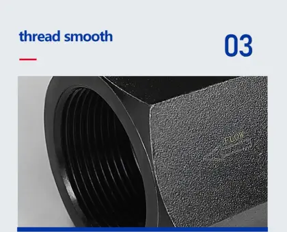 Hexagonal type carbon steel ball valve