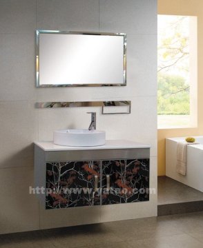 wallhung solid wooden Cabinet bathroom furniture
