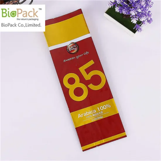 Plastic Gusset Large Capacity Food Packaging Bag For Coffee and Tea