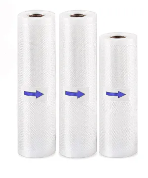 Embossed Plastic Vac Storage bag in Roll