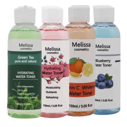 Cucumber Face Vitamin B Rose Water Mist Spray - Suqalane BHA Pore Minimizing Facial Toner