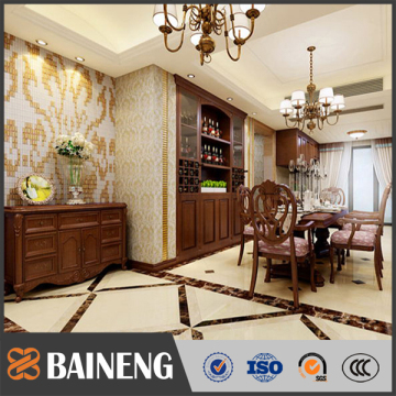 European style solid wood complete kitchen cabinet for big and bright home kitchen design