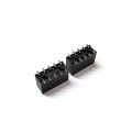 2.54 female female pin with post smt T-connector