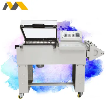 Shrinking wrapping package machine 2 in 1 one step shrink wrapping machine shrink packaging system