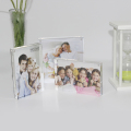 APEX 3x5 Desktop Double Panel Acrylic Picture Frame