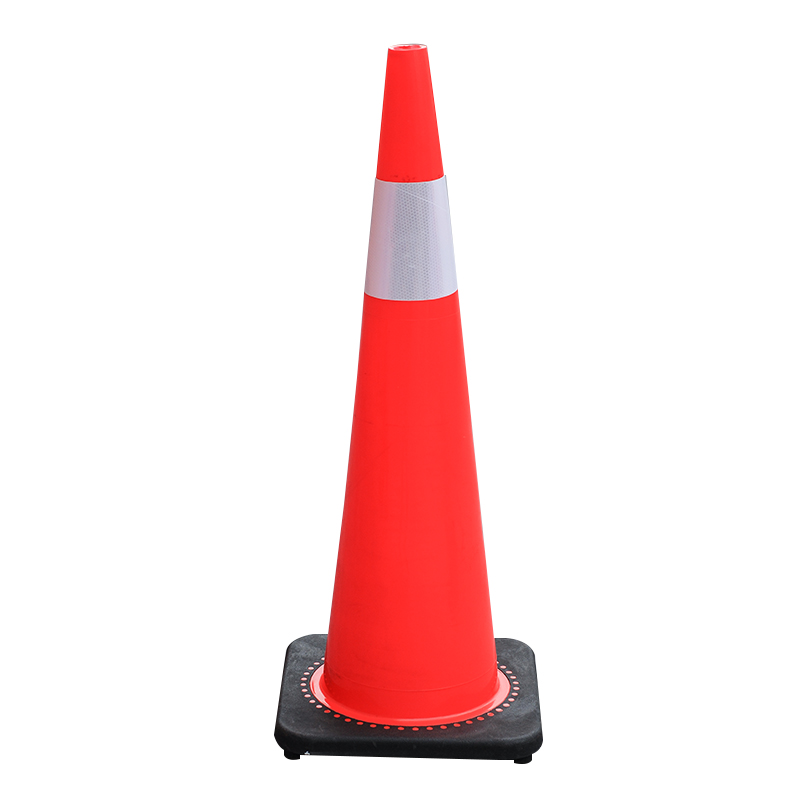 90cm Soft Flexible Colored PVC plastic traffic cones