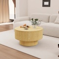 MDF modern circular coffee table