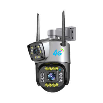 6MP Dual Lens Outdoor Wireless Network Dome Camera with Motion Tracking