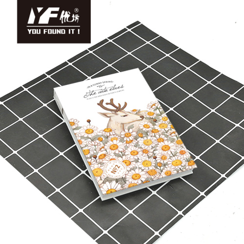 Memo Notepad Custom animal wonderland pattern hardcover memo pad Manufactory