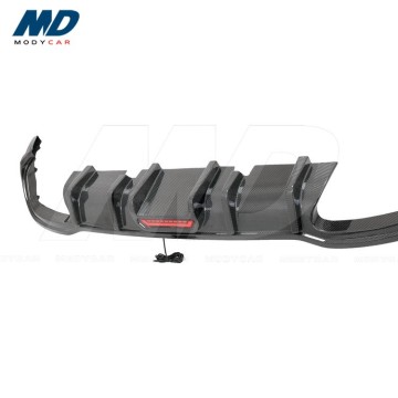 Carbon Fiber Rear Diffuser for 2021 VW Golf 8 MK8 GTI