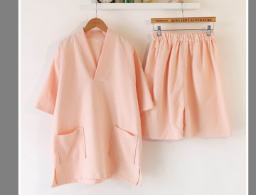 Orange-Suiten Waffel Bademantel Spa Hotel Robe