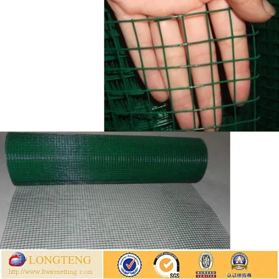 1x1 inch square hole new plastic coated welded wire mesh for animal cage