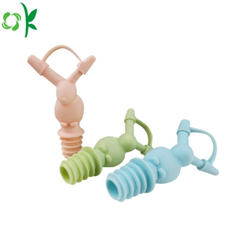 Eco-friendly Silicone Wine Bottle Stopper Oiler