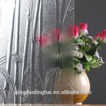 3mm,4mm,5mm,6mm Clear and bronze Pattern Glass Price with CE