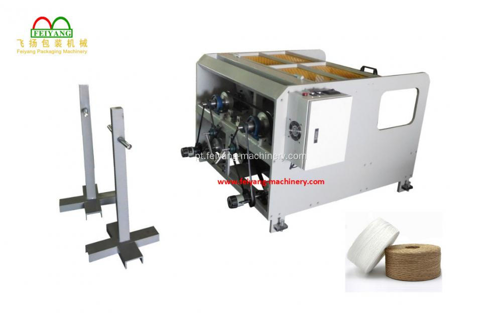 Máquina de fazer cabos de papel para sacos feitos à máquina