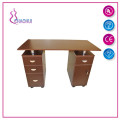 Mesa de uñas de mesa de manicura de madera