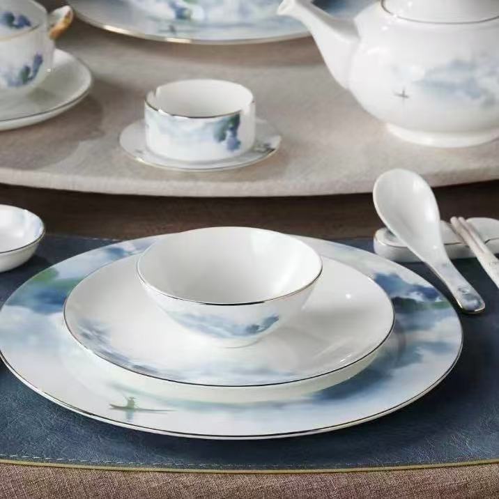 Luxury Banquet Dinnerware for Festive Celebrations