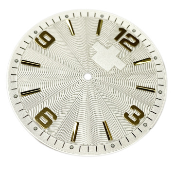 Ondas vintage personalizadas Guilloche Patrón de reloj Dial