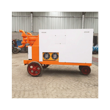 Machine de pompe à mortier à deux cylindres à haute pression pour le jointoiement et l'injection