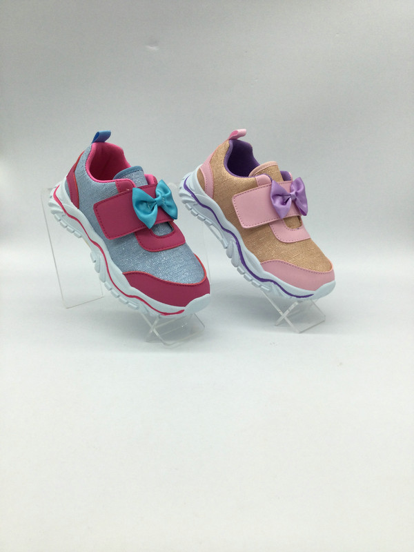 New Design Kid Girl Bow Sport Shoe