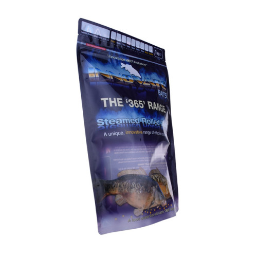 Eco-Fruenedly Platsic Lined Stand Up Pouch for Fish Food