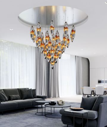 Customized Lobby Modern Decoration Chandelier Lighting
