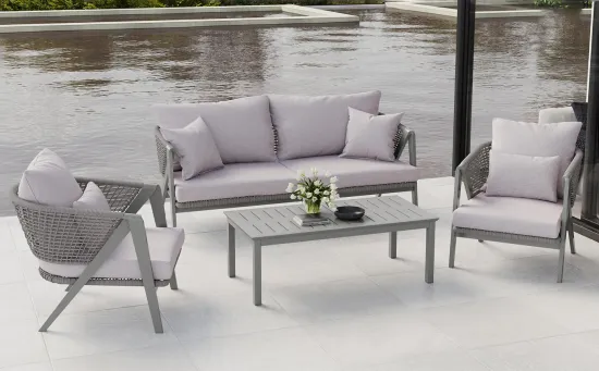 Aluminum Modular Garden Sofa Set