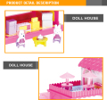 Furniture Set untuk gadis-gadis bermain rumah boneka DIY