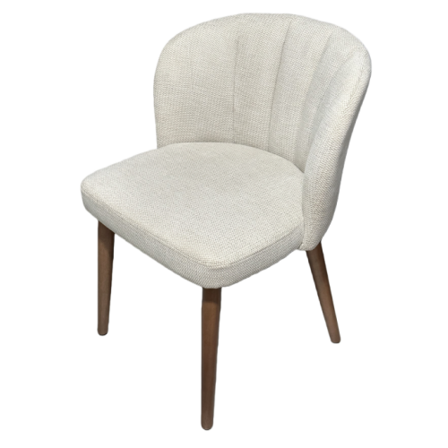 Asientos ergonómicos de tela para espacios de comedor modernos