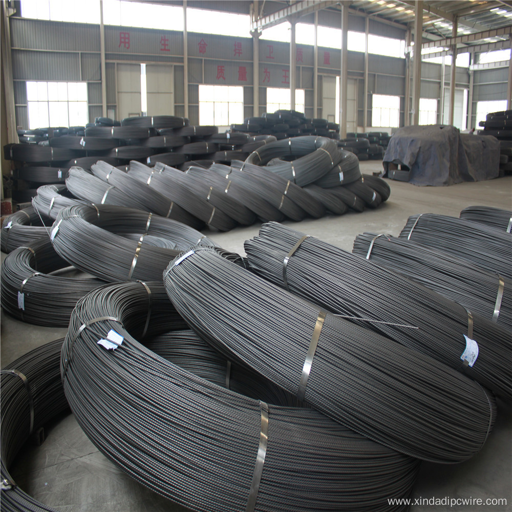 high carbon steel 4.8mm prestressed concrete wire