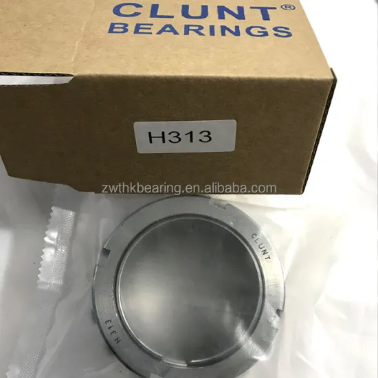 Metric Shaft Adapter Sleeve Catalog: H 313 Sleeve Bushing Bearing