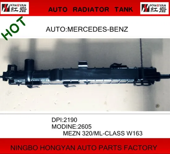 Auto Plastic Radiator Tank for Mercedes Benz ML-Class (Modine:2605 MEZN)