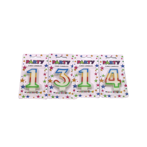 Birthday Number Shaped Candle For Party