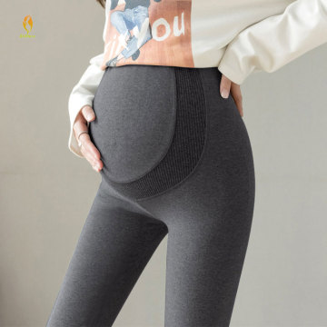 High Waist Stretch Maternity Leggings Without Pockets