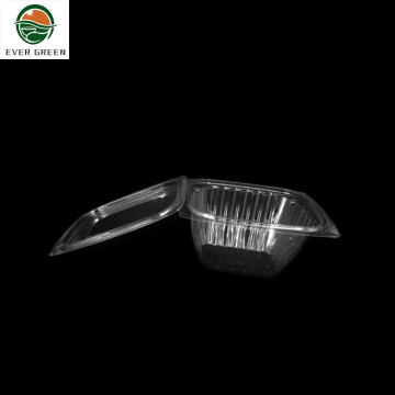 Disposable Clear Hinged Clamshell Container For Fruit