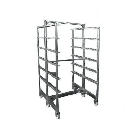 Stainless Steel Sausage and Meat Hanging Trolley for Smokehouse