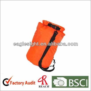 Orange waterproof dry bag